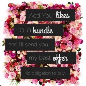 Make an offer on your favorite items!